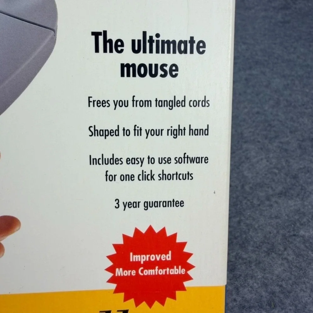 Vintage Logitech Model 1163 MouseMan Cordless Computer Mouse Complete